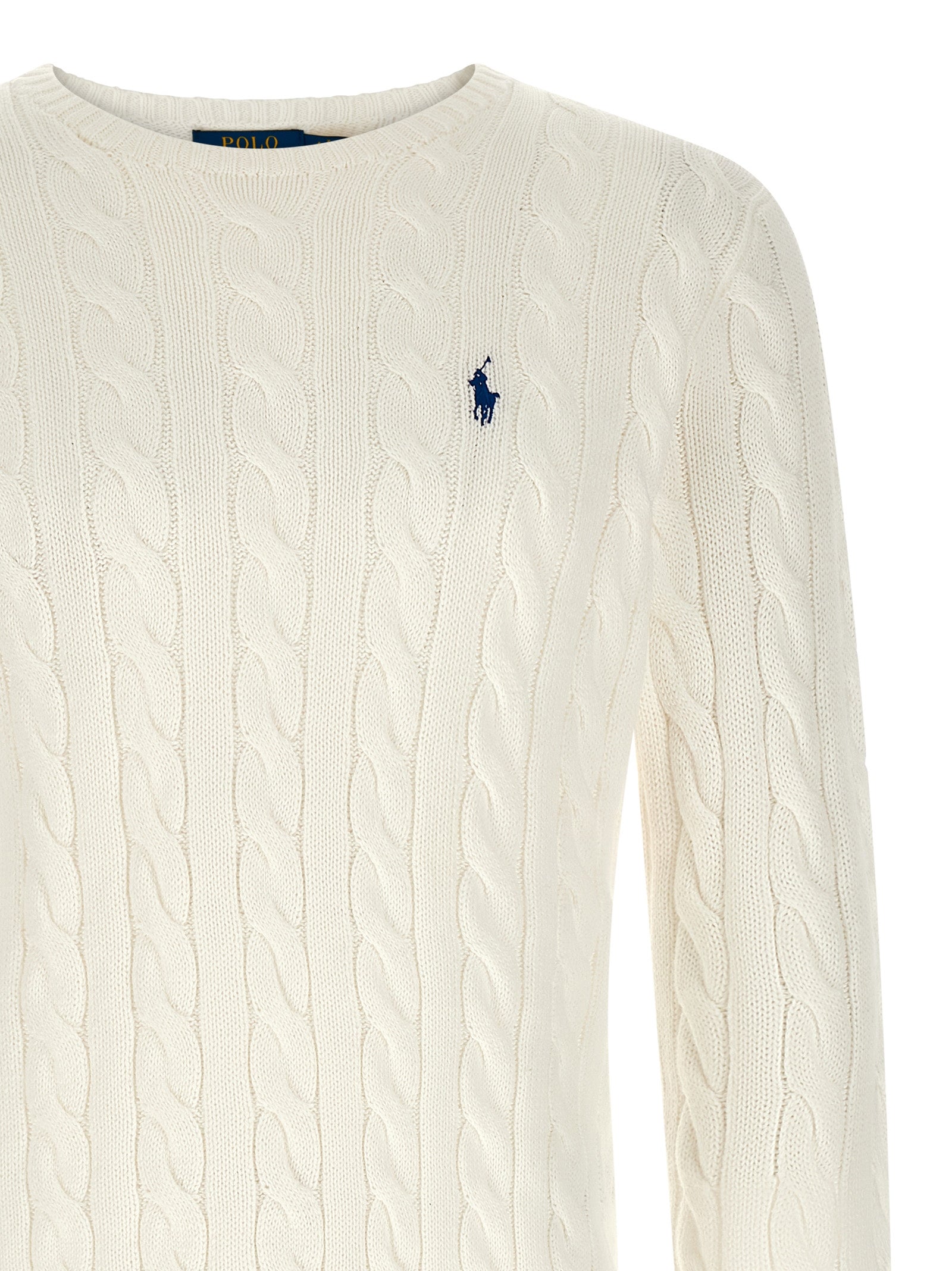Weißer Strickcardigan aus Baumwolle