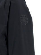 Schwarze Shell-Jacke aus Polyester