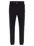 Schwarze Baumwoll-Jogginghose (Trainingshose)
