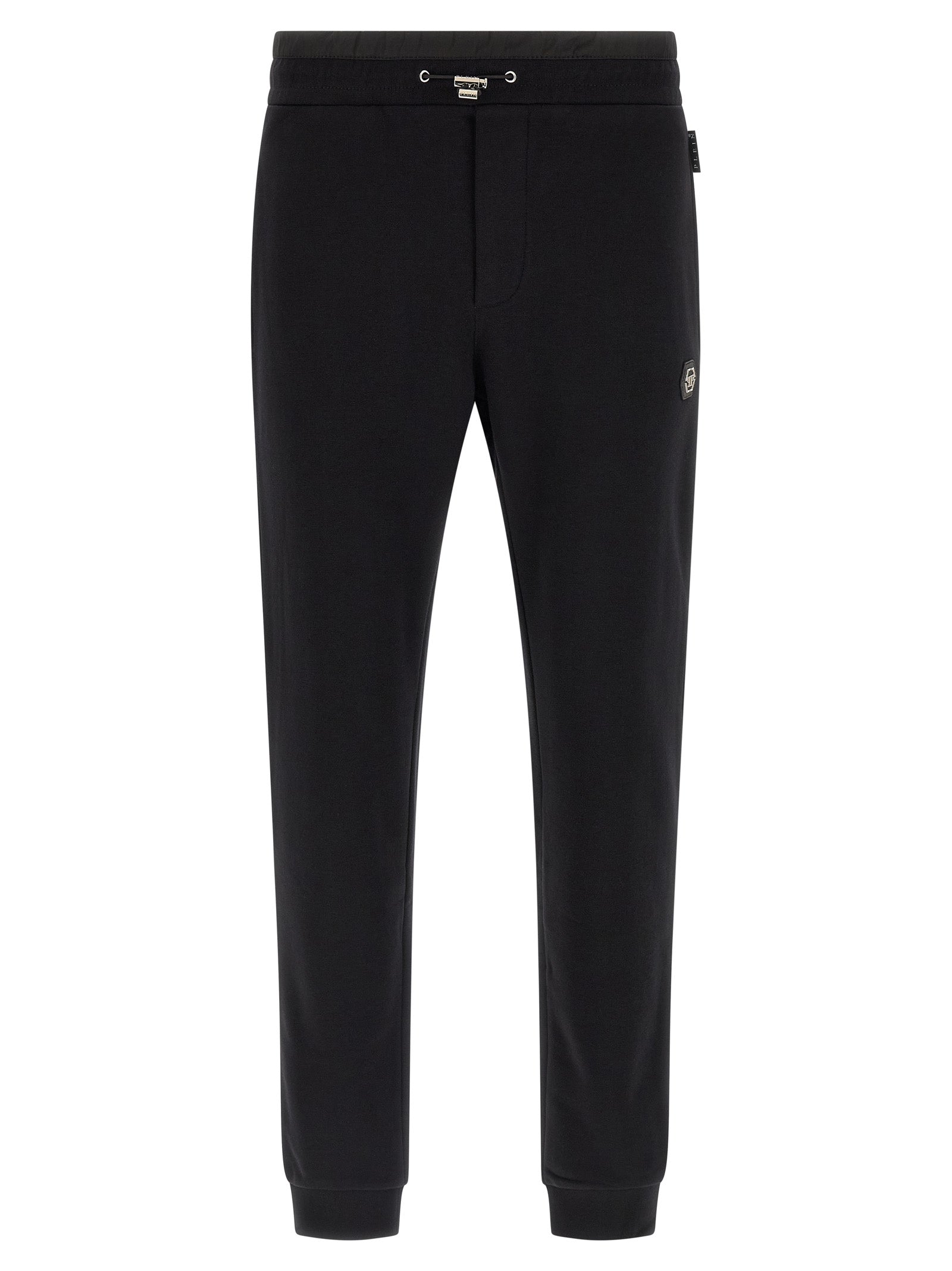 Schwarze Baumwoll-Jogginghose (Trainingshose)