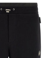 Schwarze Baumwoll-Jogginghose (Trainingshose)