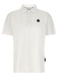 Weißes Poloshirt aus Baumwolle