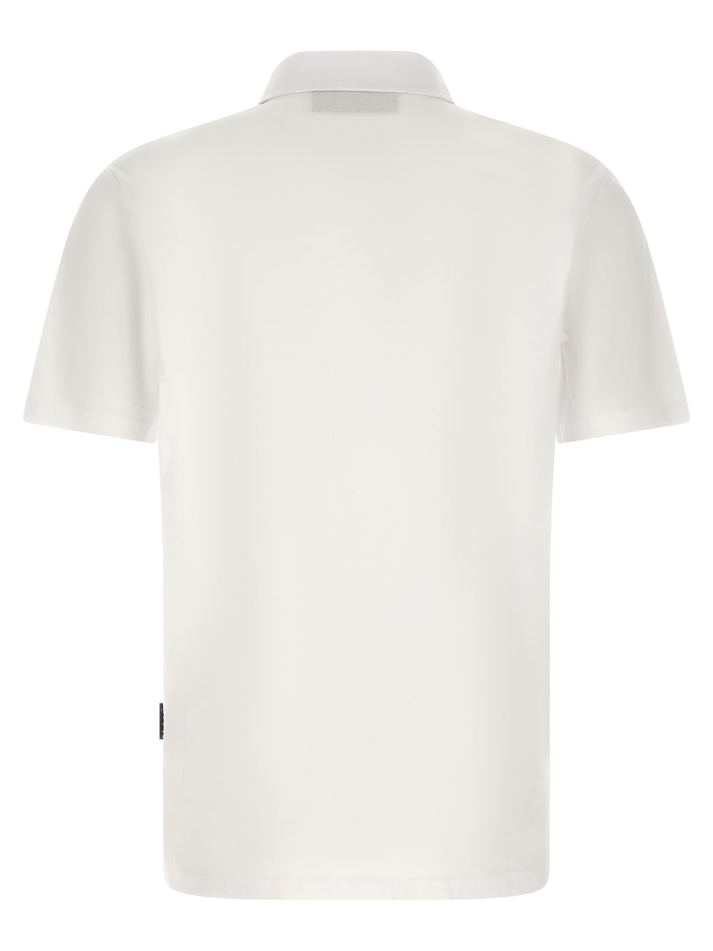 Weißes Poloshirt aus Baumwolle