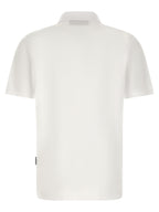 Weißes Poloshirt aus Baumwolle