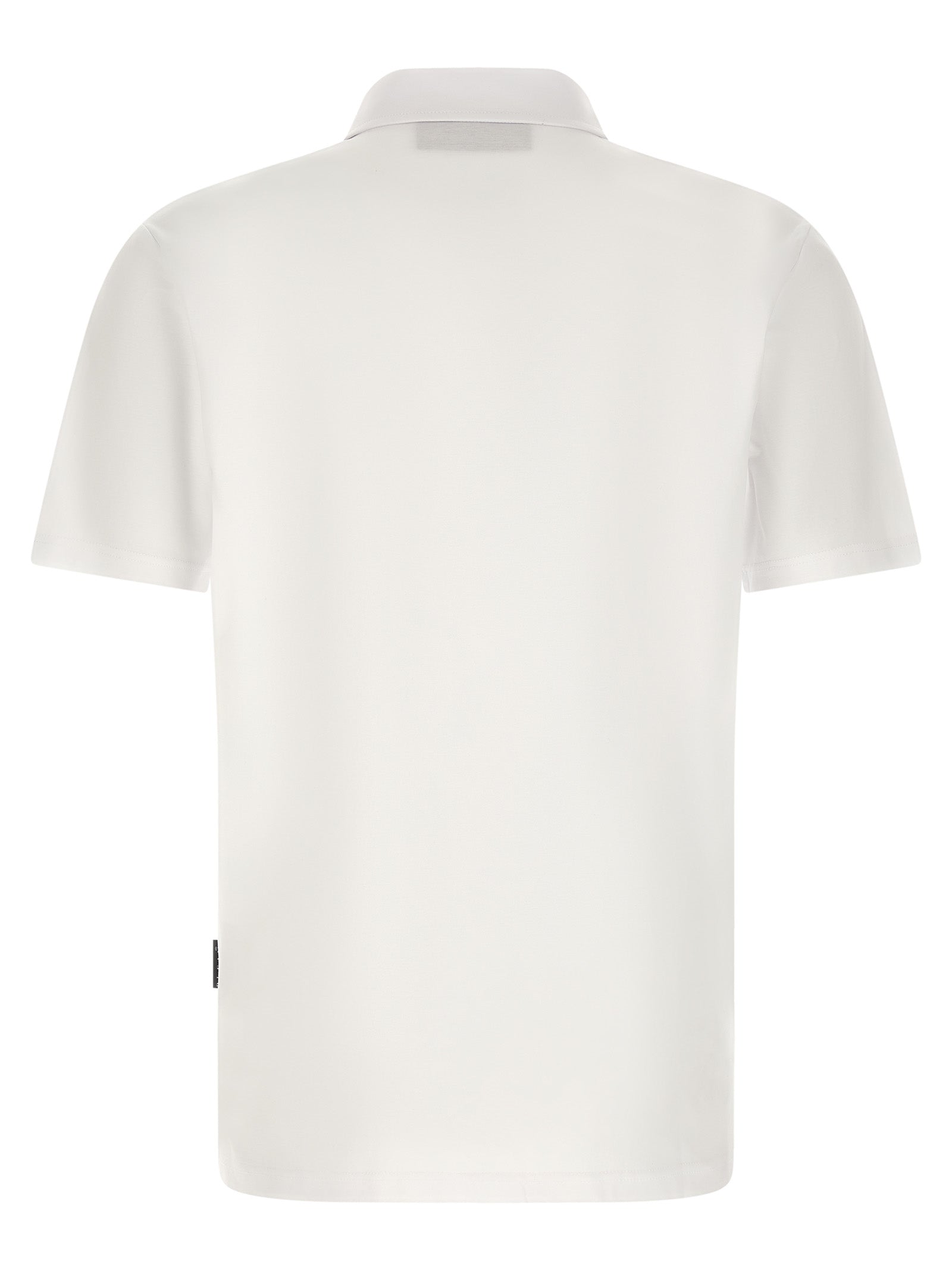 Weißes Poloshirt aus Baumwolle