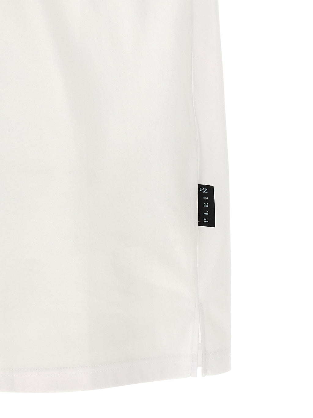 Weißes Poloshirt aus Baumwolle