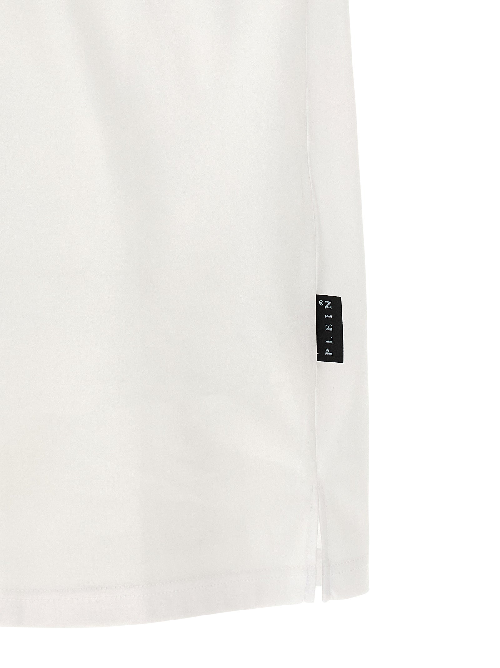 Weißes Poloshirt aus Baumwolle