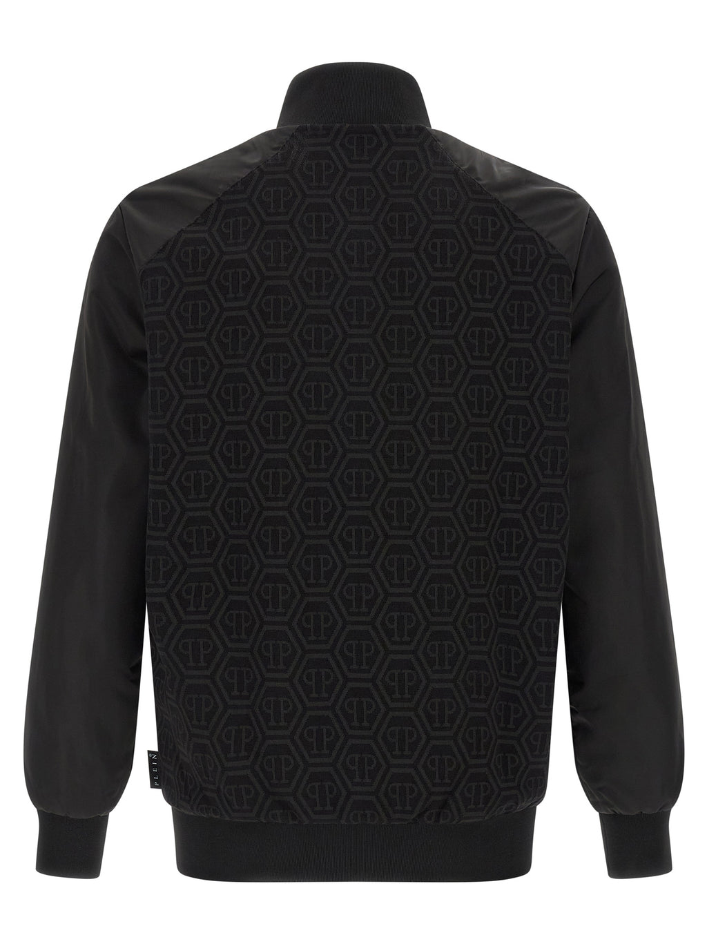Schwarzer Baumwoll-Sweatshirt