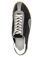 Mehrfarbige Kaschmir-Sneaker