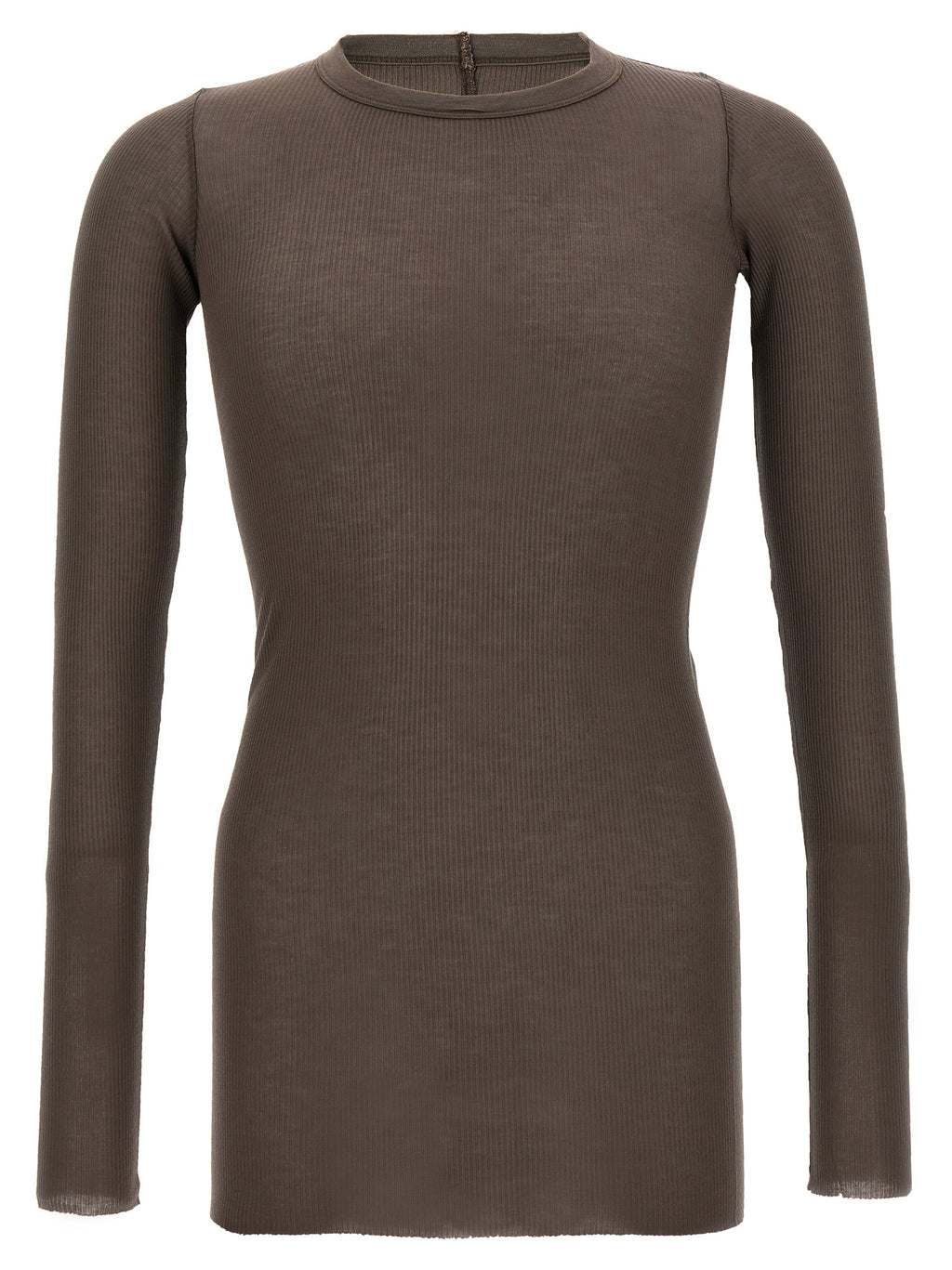 Graues Viskose-T-Shirt