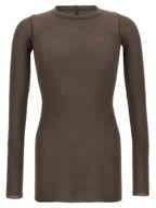 Graues Viskose-T-Shirt