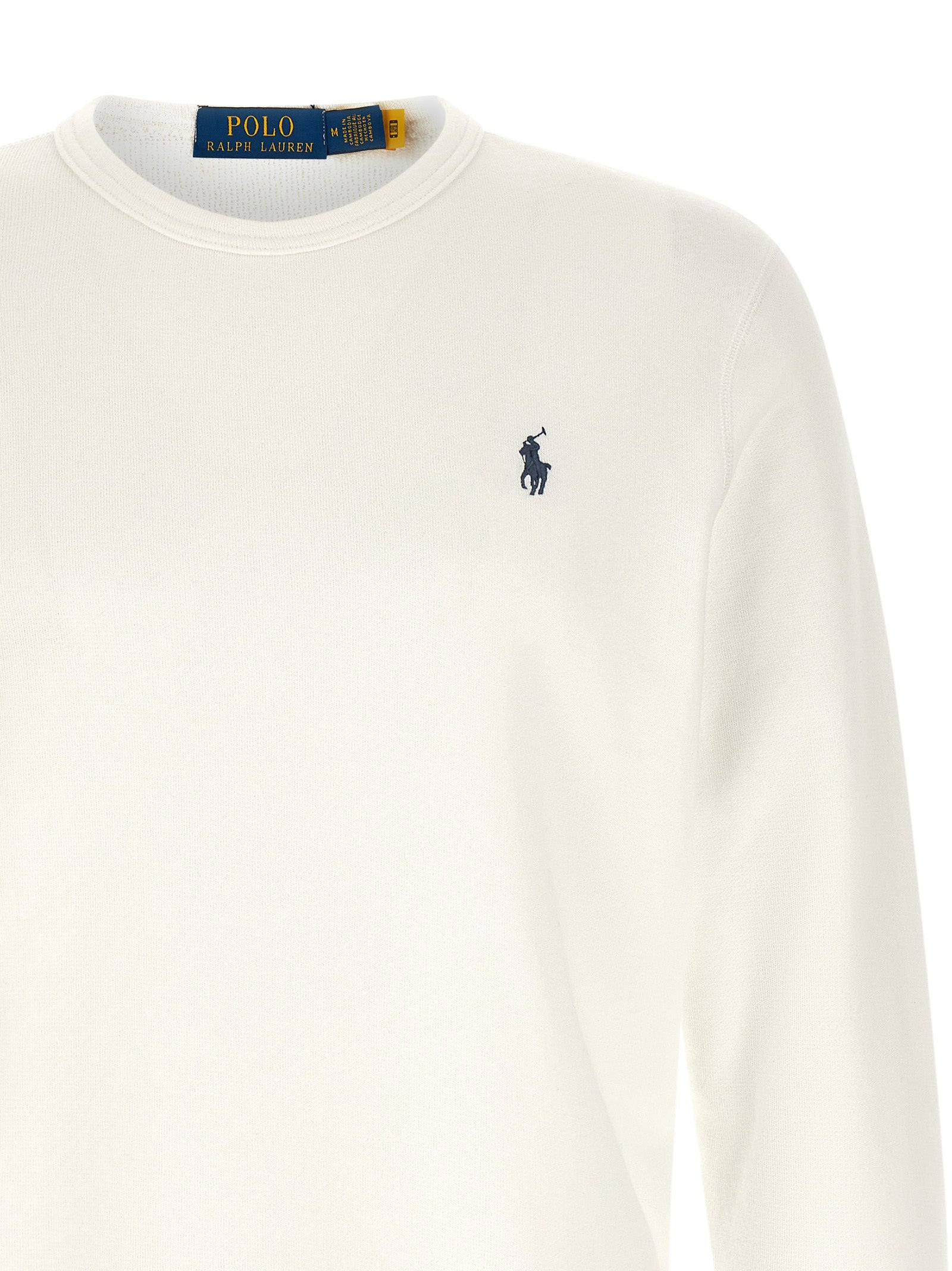 Weißes Baumwoll-Sweatshirt
