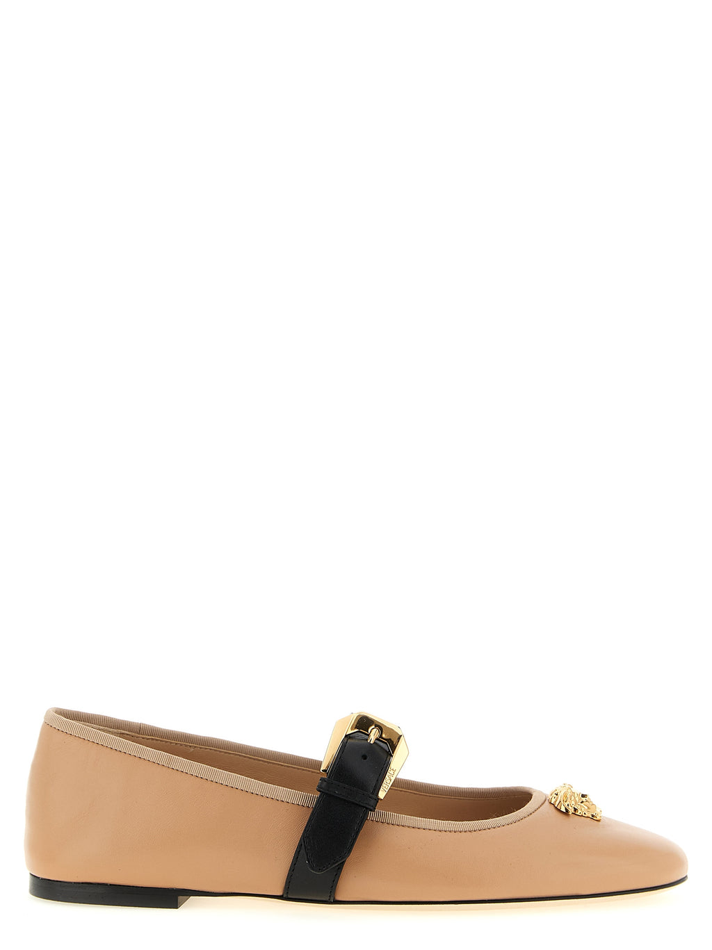 Mehrfarbige Ballerinas aus Lammleder