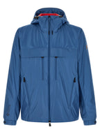 Blaue Shell-Jacke aus Polyamid