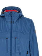 Blaue Shell-Jacke aus Polyamid