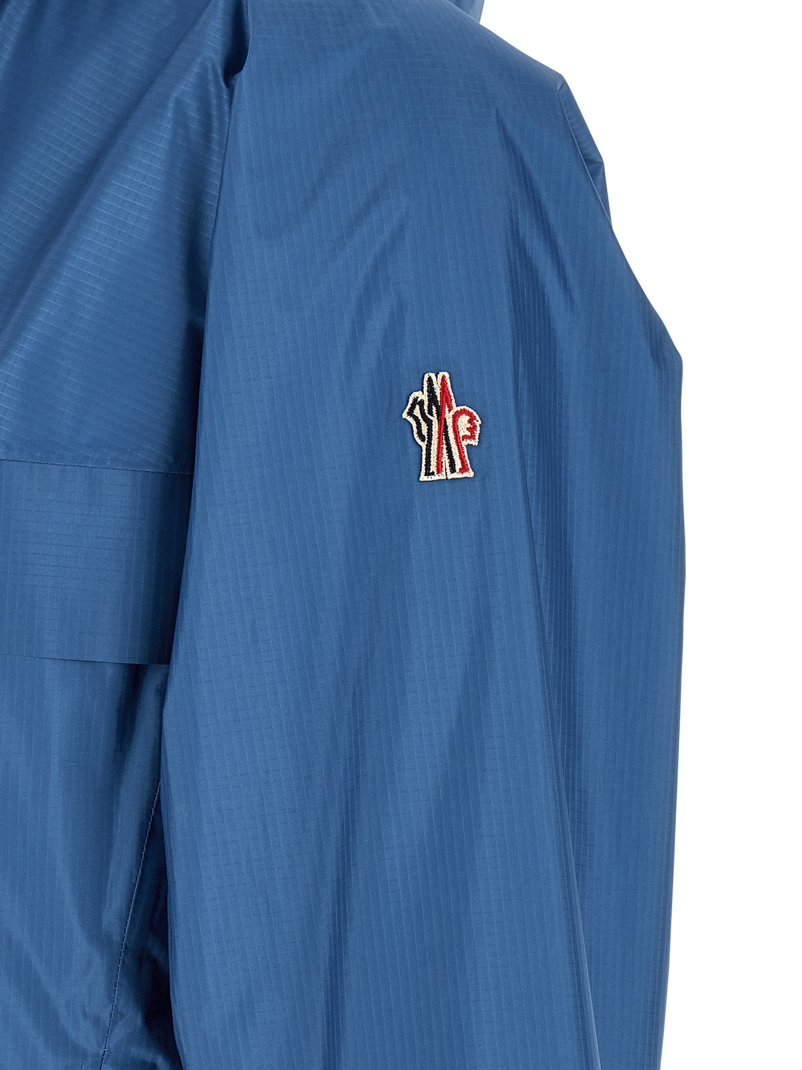 Blaue Shell-Jacke aus Polyamid