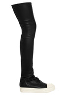 Zweifarbige Baumwolle Over The Knee