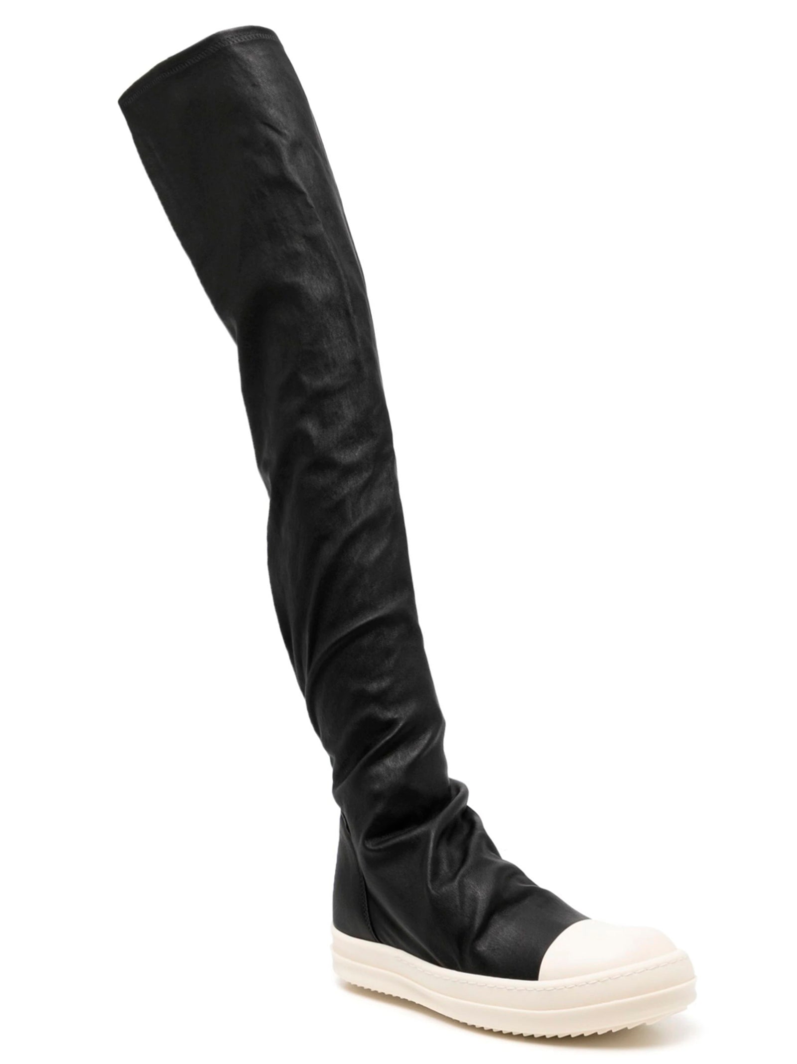 Zweifarbige Baumwolle Over The Knee