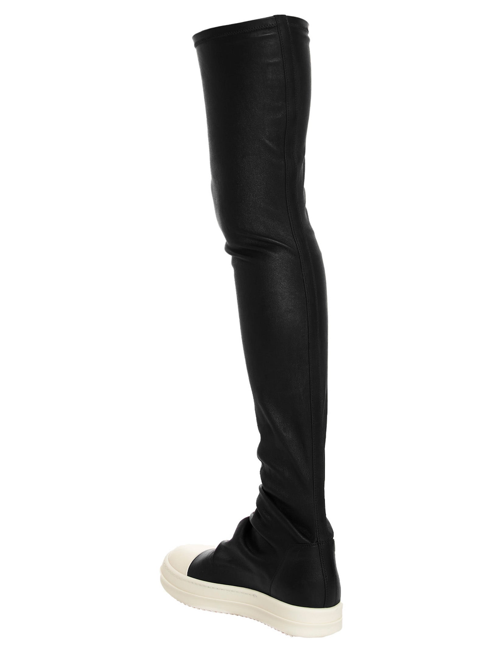 Zweifarbige Baumwolle Over The Knee