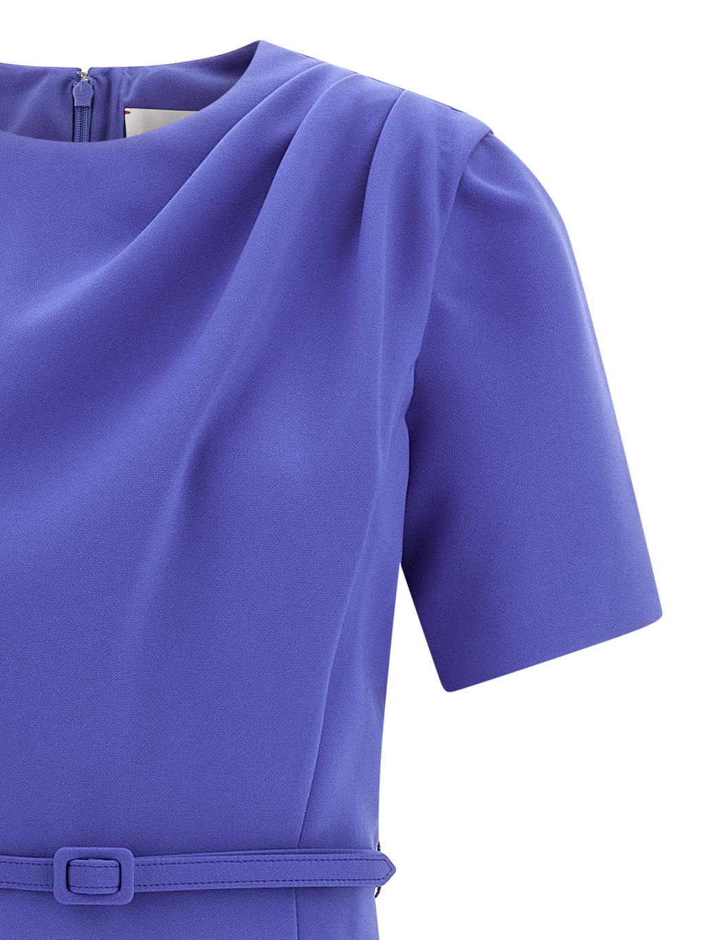 Blaues Midi-Kleid aus Polyester