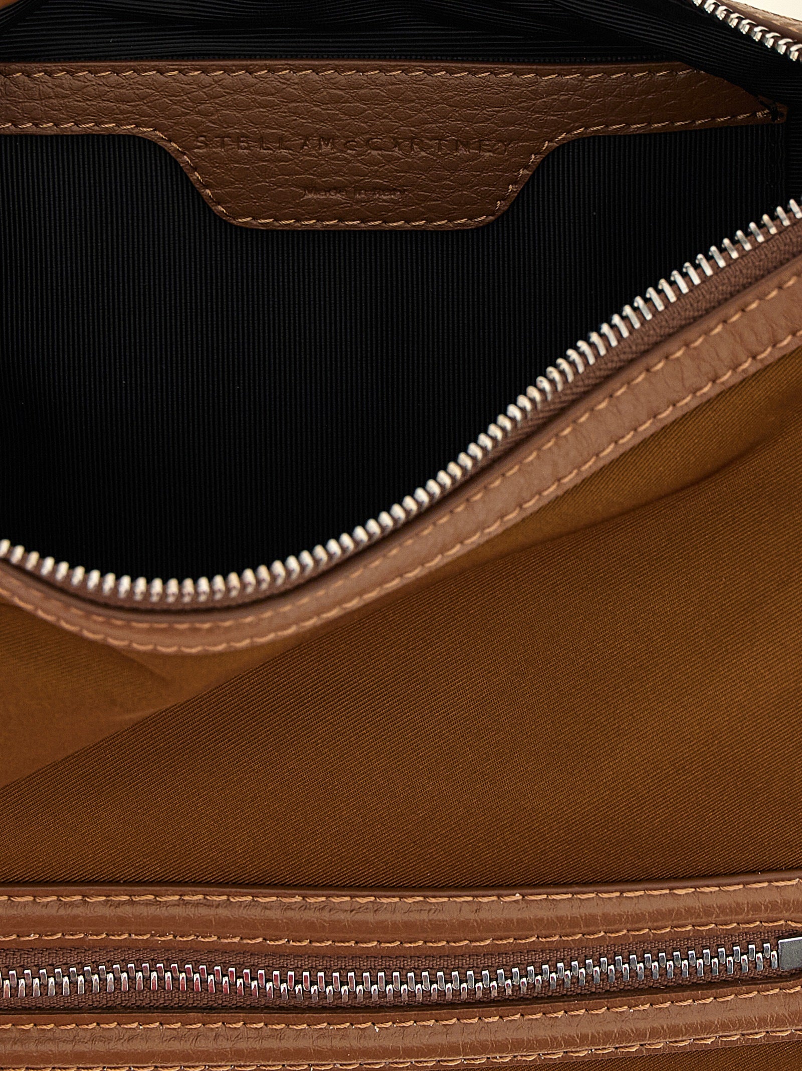 Braune Crossbody-Tasche aus Polyamid