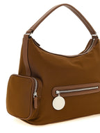 Schultertasche aus braunem Polyamid