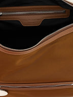 Schultertasche aus braunem Polyamid