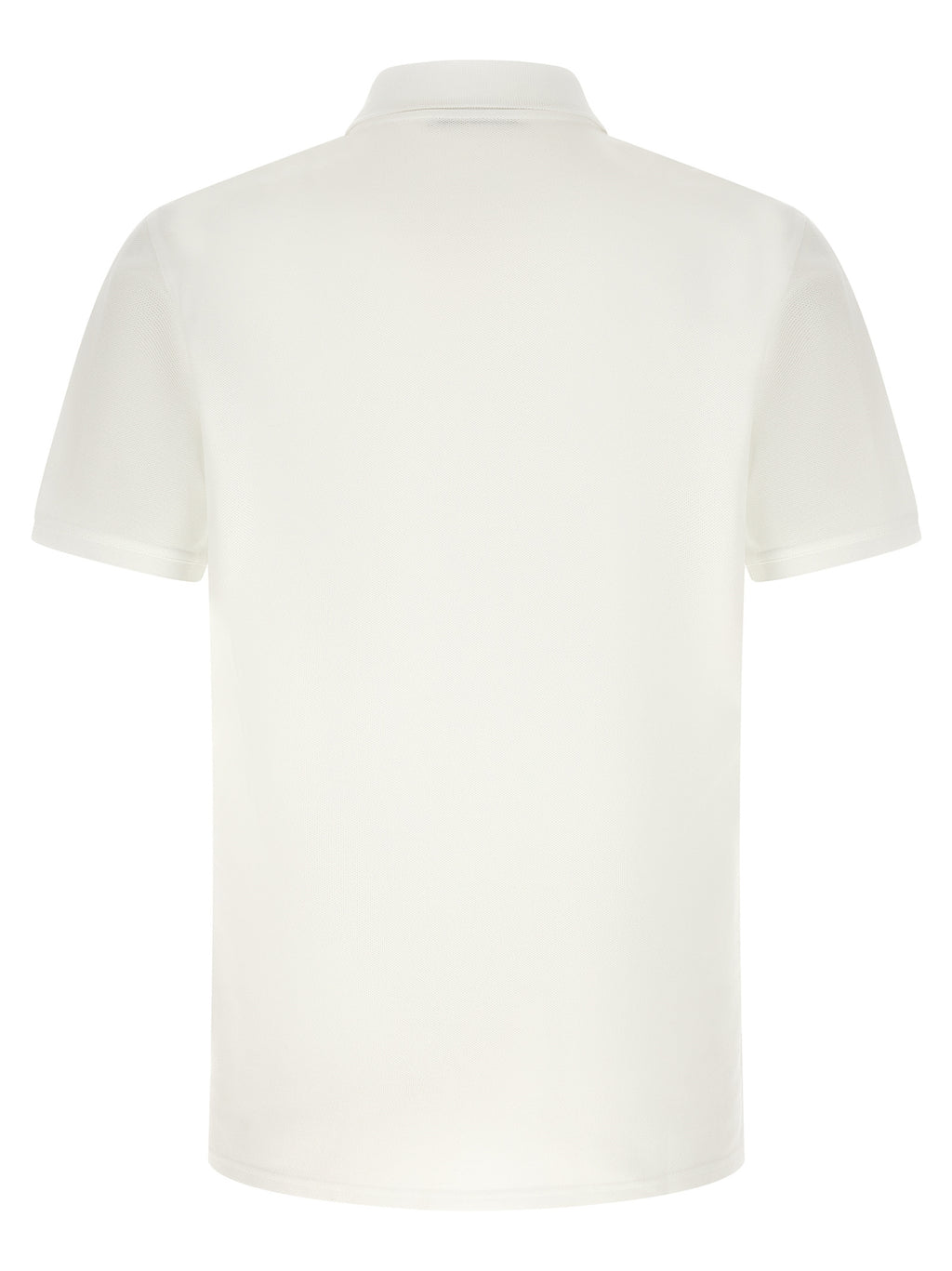Weißes Poloshirt aus Baumwolle