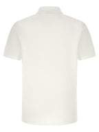Weißes Poloshirt aus Baumwolle