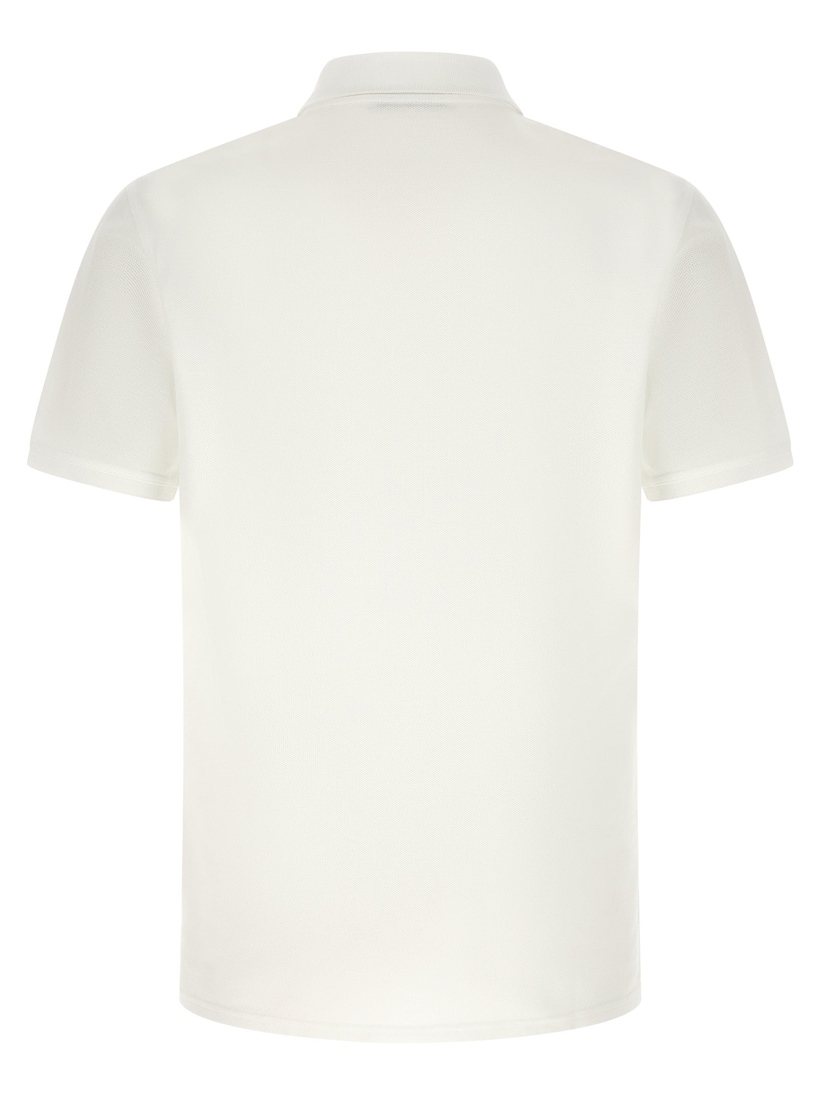 Weißes Poloshirt aus Baumwolle