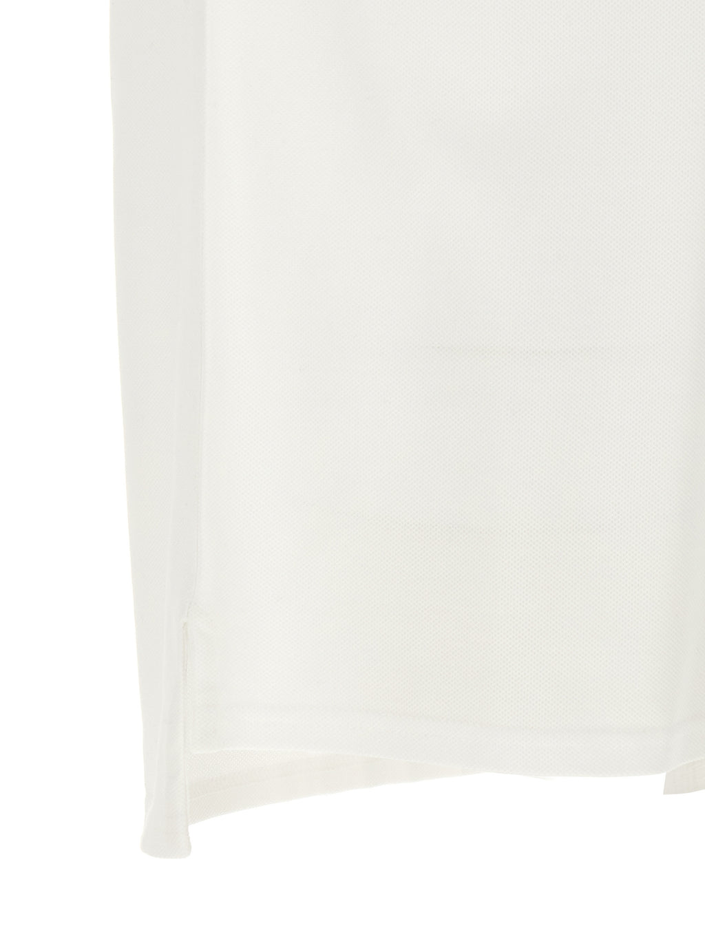 Weißes Poloshirt aus Baumwolle