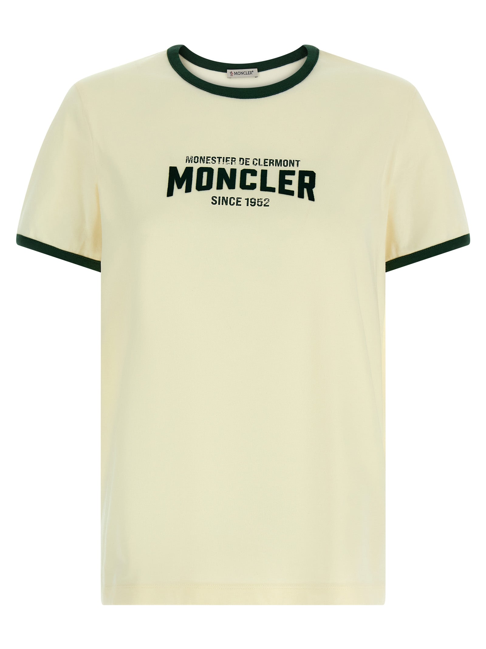 Beiges Baumwoll-T-Shirt