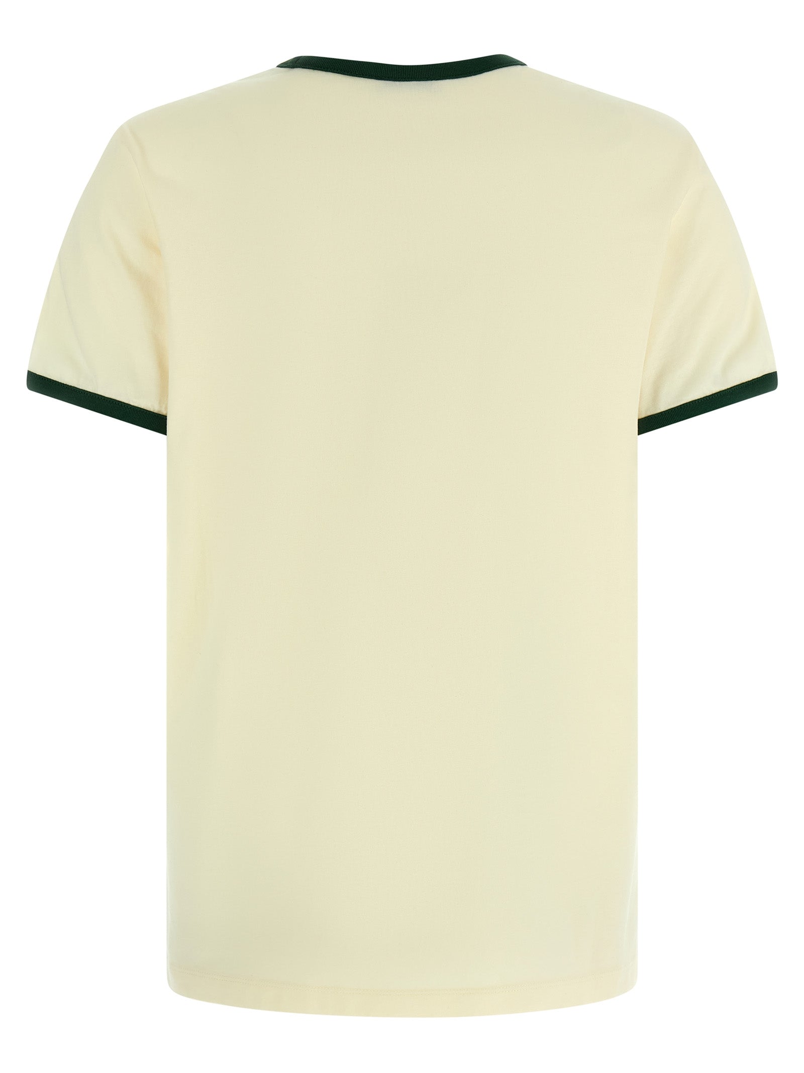 Beiges Baumwoll-T-Shirt