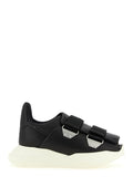 Schwarze Kalbsleder-Sneaker