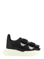 Schwarze Kalbsleder-Sneaker
