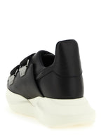 Schwarze Kalbsleder-Sneaker