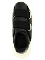 Schwarze Kalbsleder-Sneaker