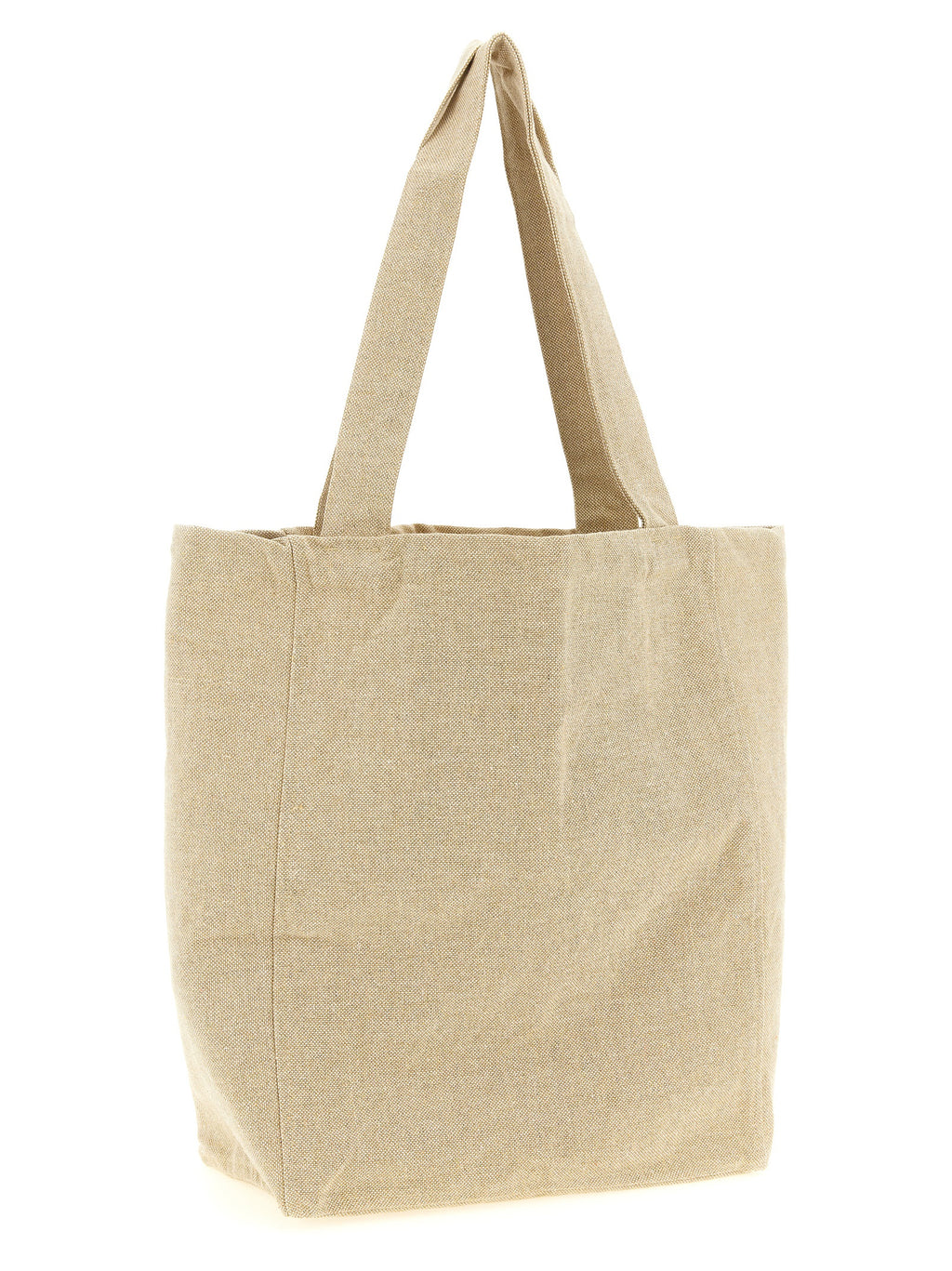 Beiger Shopper aus Baumwolle 332382BM