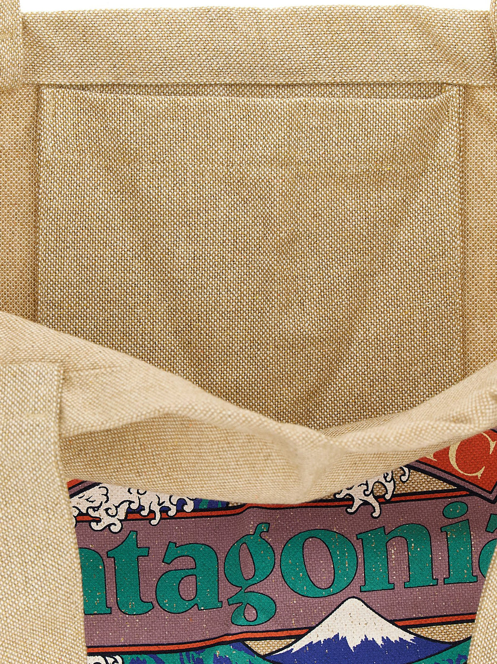 Beiger Shopper aus Baumwolle 332382BM