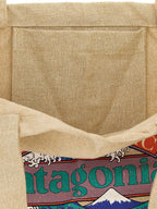 Beiger Shopper aus Baumwolle 332382BM