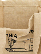 Beiger Shopper aus Baumwolle 332383BM