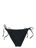 Schwarzer Bikini aus recyceltem Polyester