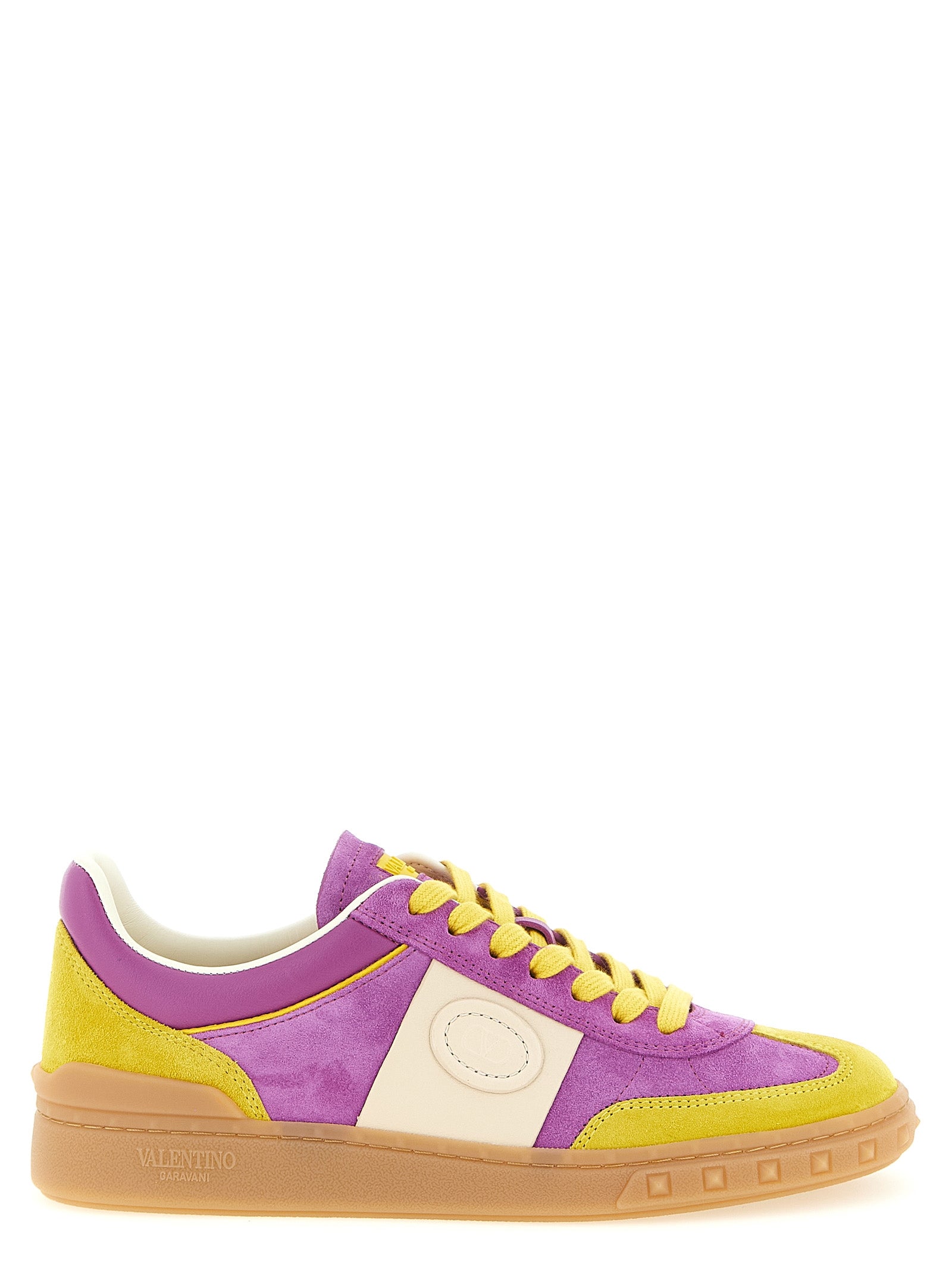 Bunte Sneaker aus Kalbsleder