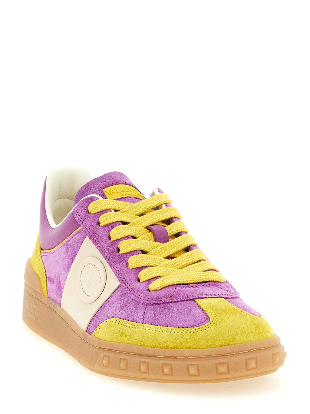 Bunte Sneaker aus Kalbsleder