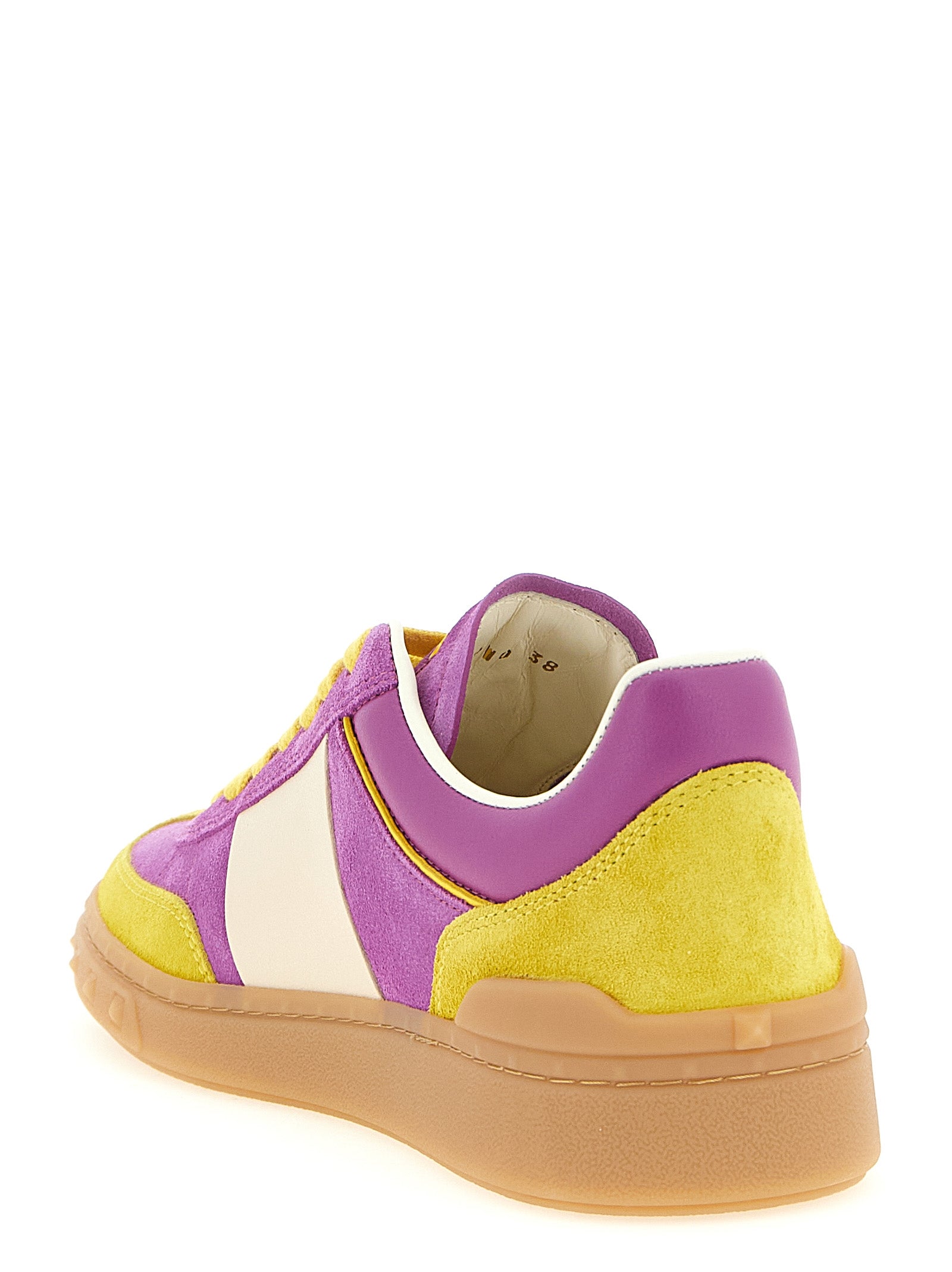 Bunte Sneaker aus Kalbsleder