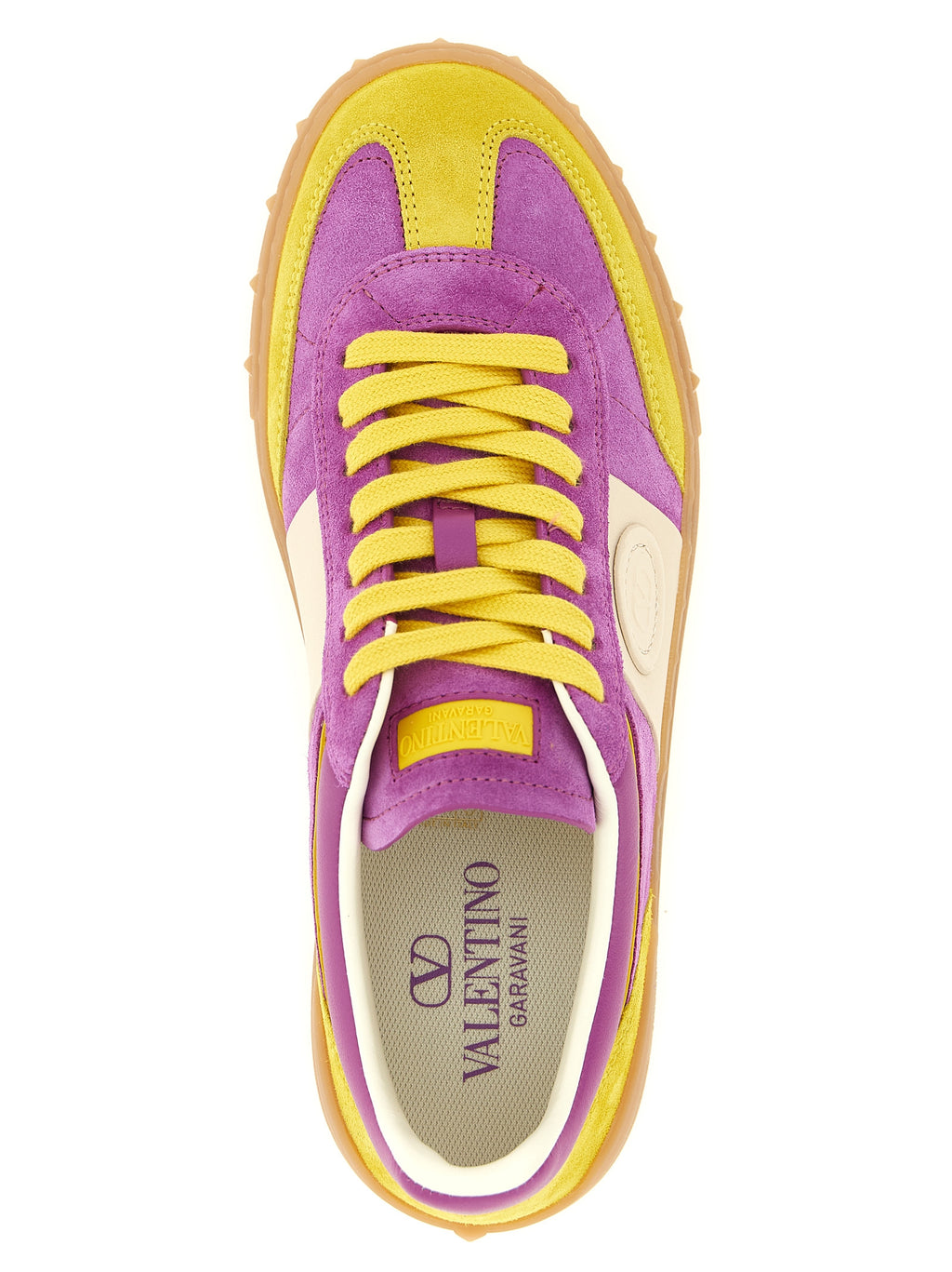 Bunte Sneaker aus Kalbsleder