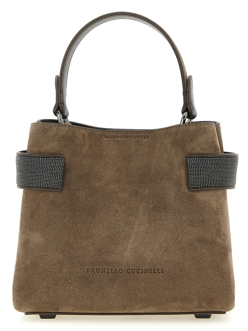 Braune Kalbsleder-Handtasche