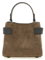Braune Kalbsleder-Handtasche