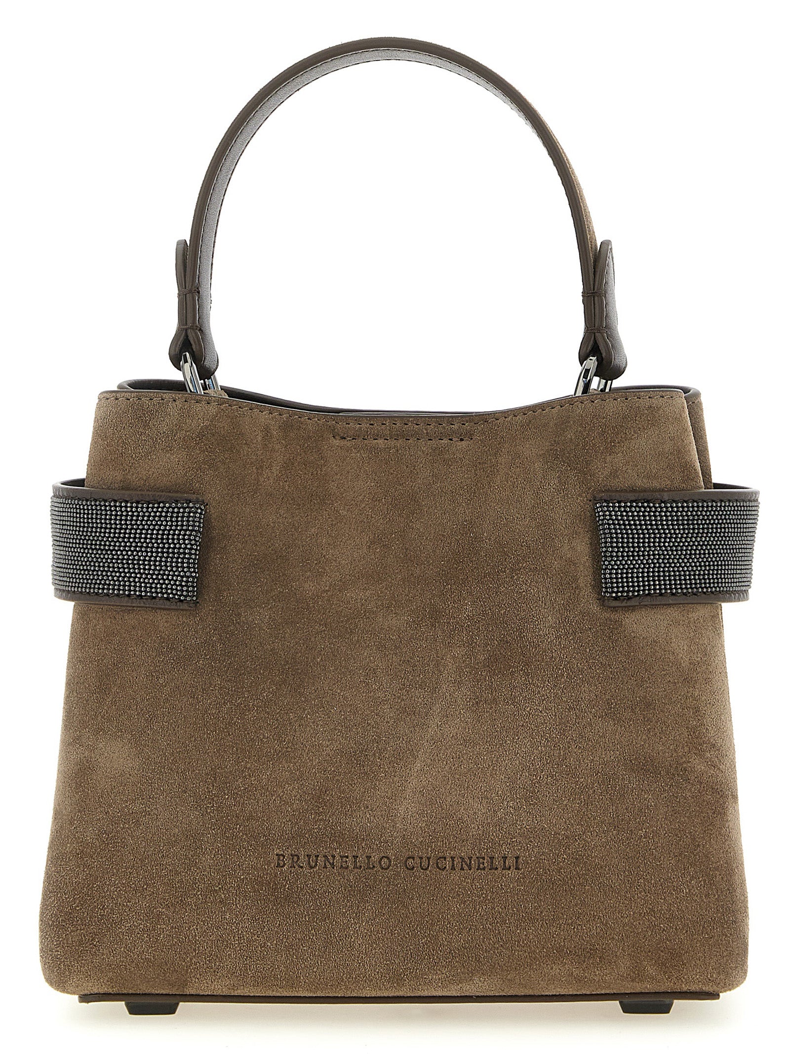 Braune Kalbsleder-Handtasche