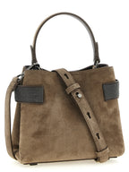 Braune Kalbsleder-Handtasche